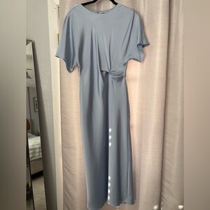 Zara women’s knotted satin dress